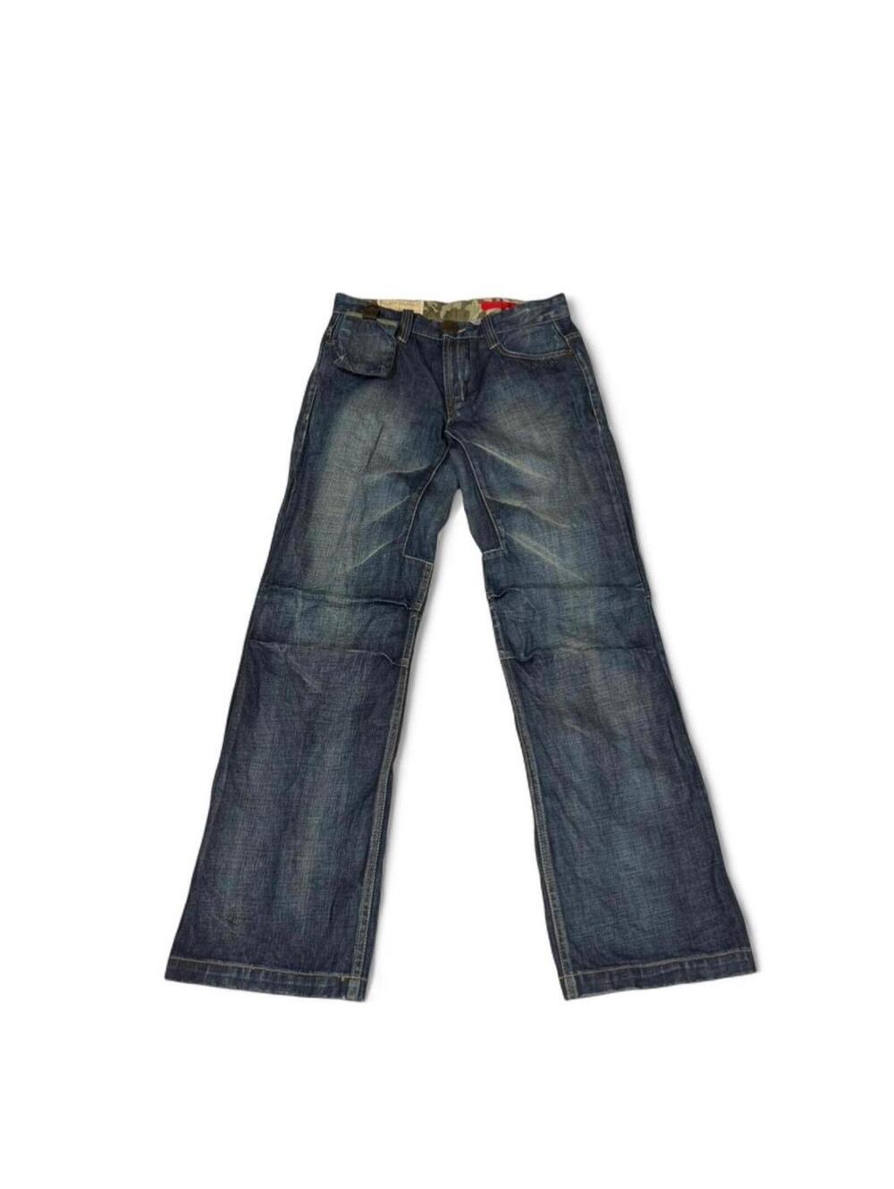 Y2K vintage TOUGH JEANSMITH➕ army grade unique article - Picture 2 of 8